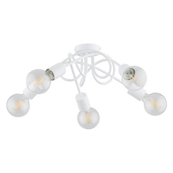 Lampa sufitowa ALFA INTER BIAŁA 5xE27 51cm | 63197