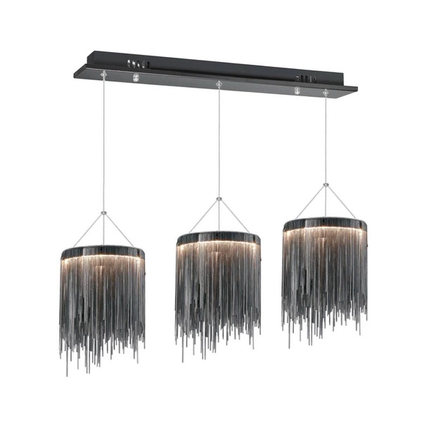 Designerska lampa wisząca CASCATA BLACK ML3796 54W LED