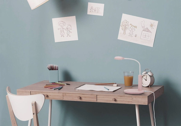 Lampka biurkowa K-BL1521 RÓŻOWY z serii MILO