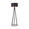 Victoria Lampa Podłogowa 1xE27 Max,60W Czarny/Czarny-Miedziany/Czarny 6434904