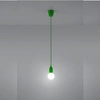 Lampa Wisząca DIEGO 1, PCV Zielona, E27 60W, SL.0581