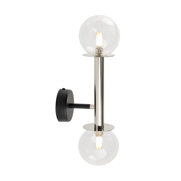 Lampa Sigma DAISY 2 kinkiet srebrny/transparentny 40756