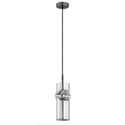 Lampa wisząca ALFA KAPRIS GRAFITOWA 1xE27 13cm | 60577
