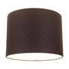 Abażur Cylinder E27 H0 Brązowy Tkanina A0926