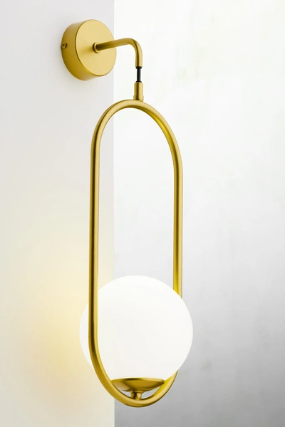 Nowoczesny Kinkiet IGON wys. 50cm 1xE14 11W IP20 | Złoty