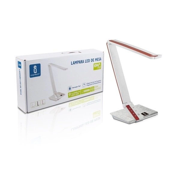 Lampa biurkowa LED Żuraw 10W czerwona