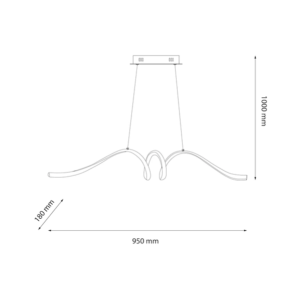 Lampa wisząca LOOP 28W LED 4000K