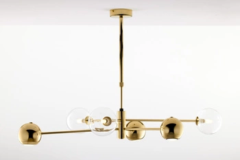 Nowoczesny Żyrandol MOKA wys. 47-69cm 3xG9 3xGU10
14W IP20 | Złoty