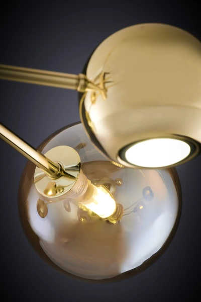 Nowoczesny Żyrandol MOKA wys. 47-69cm 4xG9 4xGU10
14W IP20 | Złoty