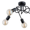 Lampa sufitowa ALFA TRAVERS CZARNA 5xE27 55cm | 61047