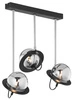 Nowoczesna Lampa wisząca PLANET wys. 50cm 3xG9 14W IP20 | Czarny