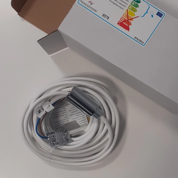 8583 Zawieszenie "CAMELEON CABLE G9 2,5 M WHITE/CHROME" 8583