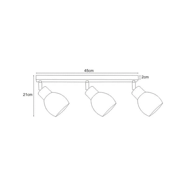 Reflektor / spot K-4586 z serii MIKA GRAY