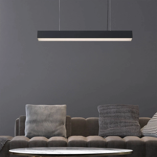 Lampa wisząca Luci M LED CCT Tuya czarna LP-1401/1P M BK Smart