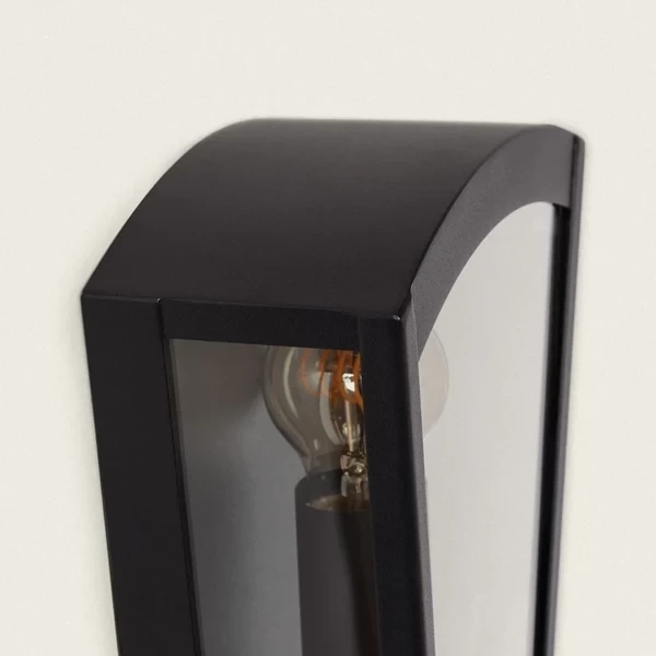 Kinkiet Ścienny zewnętrzny Czarny Klasyczny IP44 Abruzzo Paolo E27 24cm