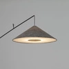Lampa podłogowa POISE umbra gray A E27 wys.240cm dług.260cm przewód 270cm włącznik | 11767