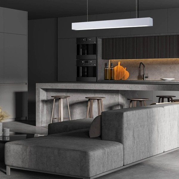 Lampa wisząca średnia IBROS 24W 3000K IP20 dł. 63cm | biały