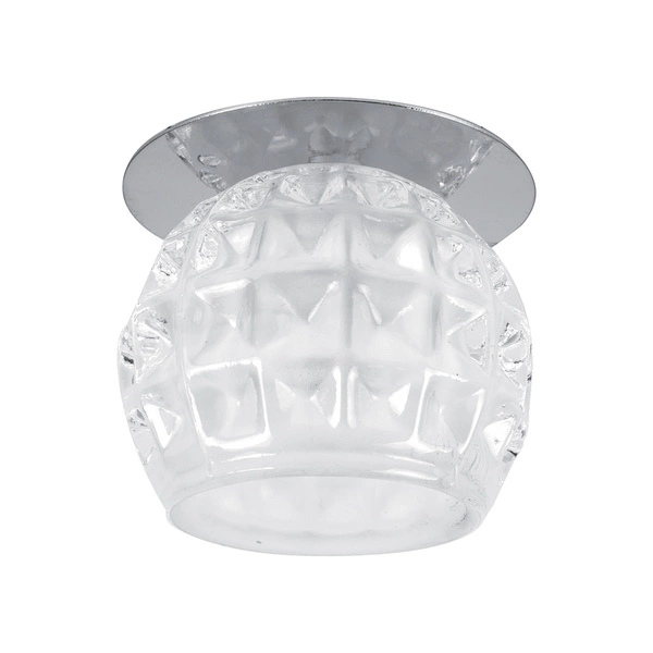 Cristaldream Zestaw Downlightów Zawiera 3xG4 LED 2,3W z zasilaczem Chromowany Metal/Białe Szkło 51213201