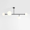 Aldex Lampa sufitowa DIONE 4 minimalistyczna E14+E27 | czarny 1092PL_L1