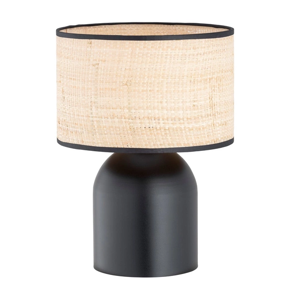 Lampa biurkowa Emibig ASPEN LN1 Czarny/RATTAN 1324/LN1