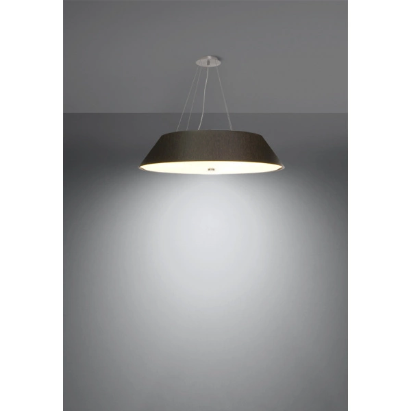 Nowoczesna lampa wisząca VEGA SL.0766 60cm czarna 5xE27