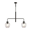 Lampa sufitowa Emibig LUKKA 2 Czarny/TRANSPARENT 1164/2