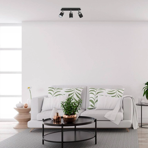 Lampa sufitowa nowoczesna reflektorek spot JOKER III czarny szer. 45cm