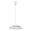 Lampa wisząca Circle 1xE27 Max.60W Biały materiał syntetyczny/Biały kabel z materiału syntetycznego/białe szkło 4314502