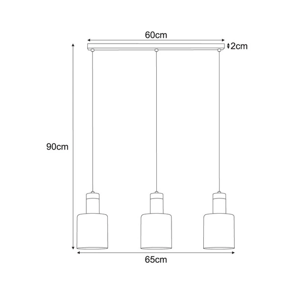 Lampa wisząca K-5258 z serii ALTO