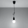 Lampa Wisząca DIEGO, PCV Czarna, E27 60W, SL.0572