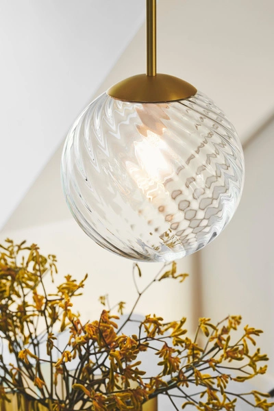 Lampa wisząca CHISELL E27 40W Metal | Mosiądz