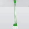 Lampa Wisząca DIEGO 3, PCV Zielona, E27  2 x 60W, SL.0582