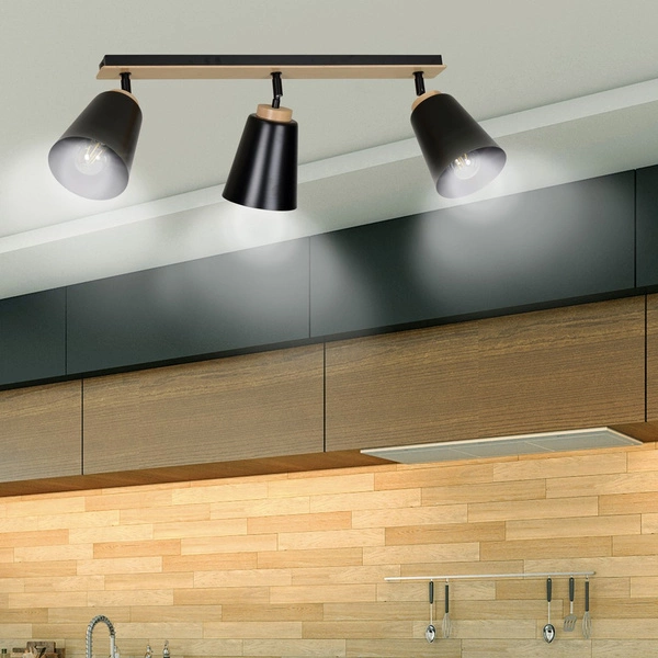 Lampa sufitowa Emibig ATLAS 3 Czarny 725/3