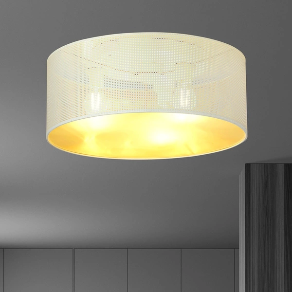 Lampa sufitowa Emibig ASTON 3 Biały/GOLD 1147/3