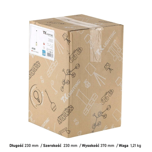 ELIO TOPAZ LAMPA WISZACA 1 4338