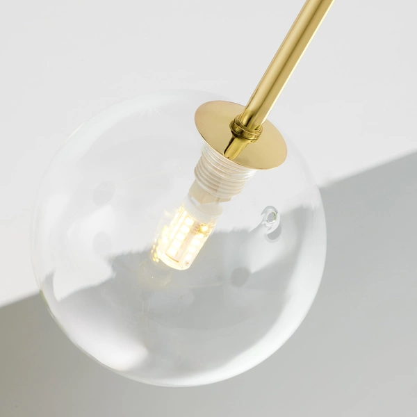 Nowoczesny Żyrandol MOKA wys. 47-69cm 4xG9 4xGU10
14W IP20 | Złoty