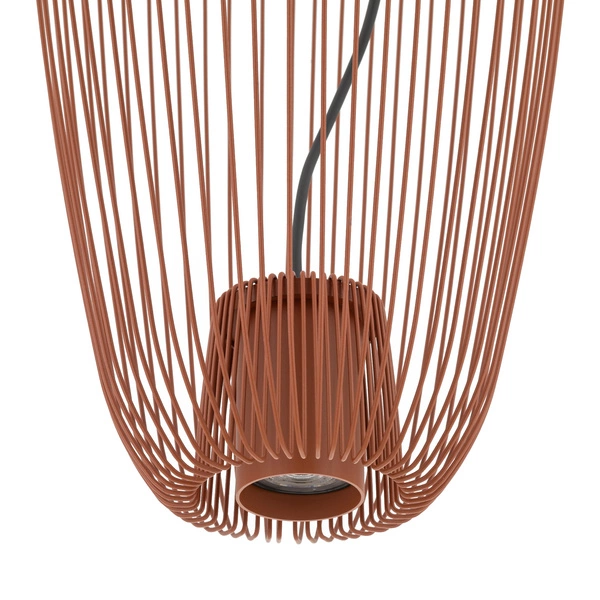 Lampa wisząca PUMPKIN S szer. 27cm wys. 200 cm GU10 R50 | Terracota 11496