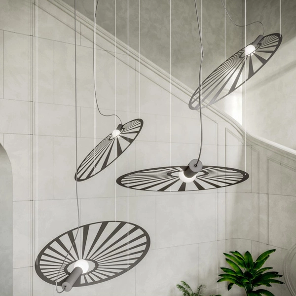 Lampa wisząca LEHDET TH.001CZ, czarna, 1x60W E27