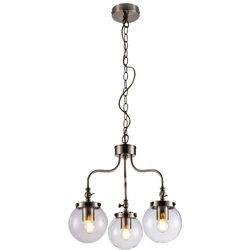 Lampa wisząca BALLET 33-70869 patynowa 3x40W E27