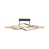 C230857003 BAEZ LAMPA SUFITOWA CZARNA+DREWNO/BLACK+WOOD