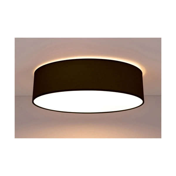 Lampa Sufitowa Josefina 3xE27 Max.25W Biały Metal/Antracytowy Klosz Tkaninowy 4783812