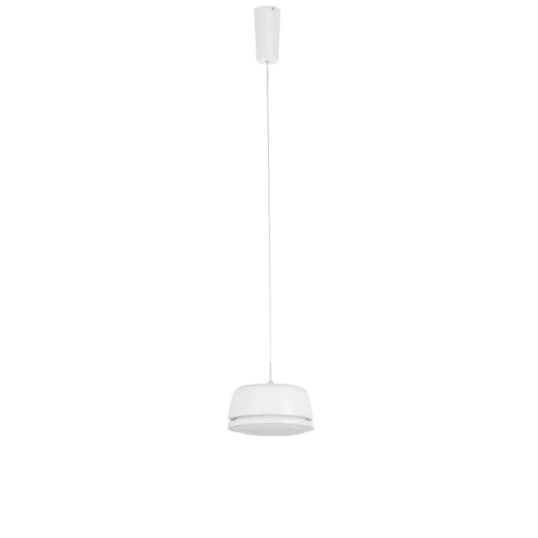 Lampa wisząca Miranda śr. 20cm 25,2W LED barwa ciepła 3000K | biały