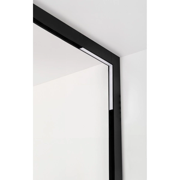 ALFA SAGA TRACK MAGNETIC 2LINE CORNER B 24W CCT SWITCH DIM BK