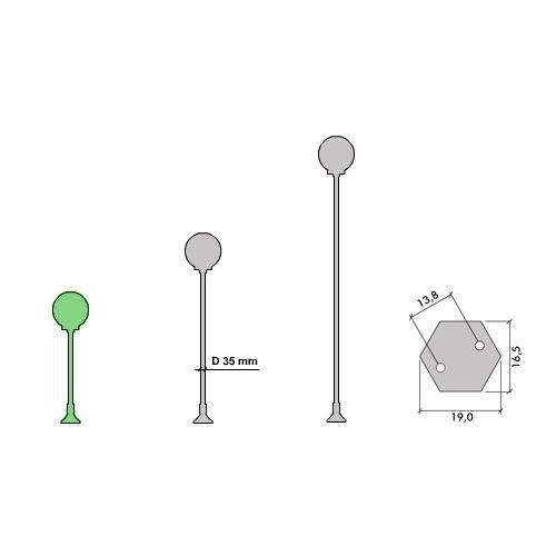 KULE CLASSIC K 5002/3/KP 250 wys 73cm