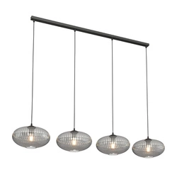 Lampa wisząca Emibig COCO 4 BL GRAFIT 1377/4