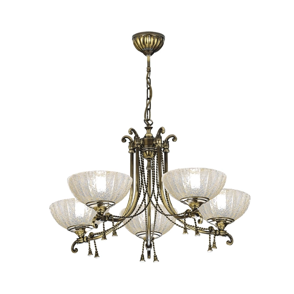 Lampa wisząca Granda 5 - Patyna połysk (810 mm) 8315 Antigo