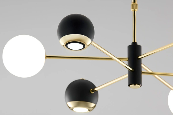 Nowoczesny Żyrandol MOKA wys. 47-69cm 3xG9 3xGU10
14W IP20 | Złoty