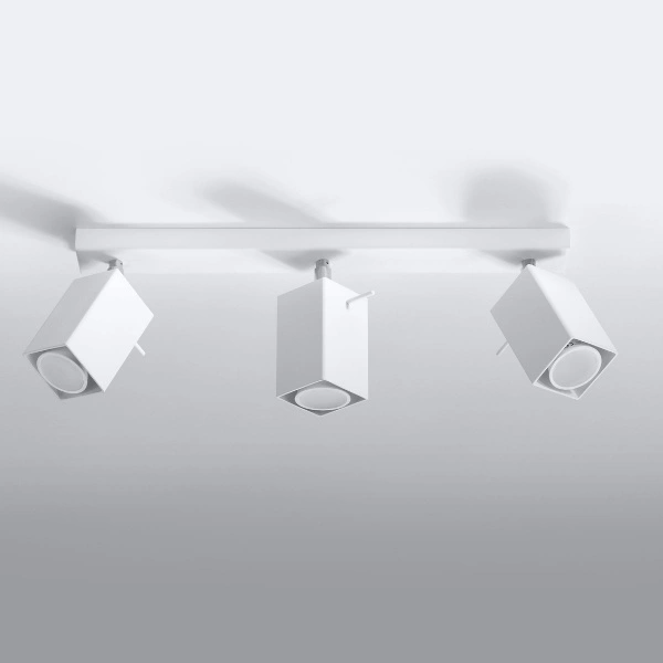 Designerska lampa sufitowa MERIDA 3 SL.0097 Biała 3xGU10