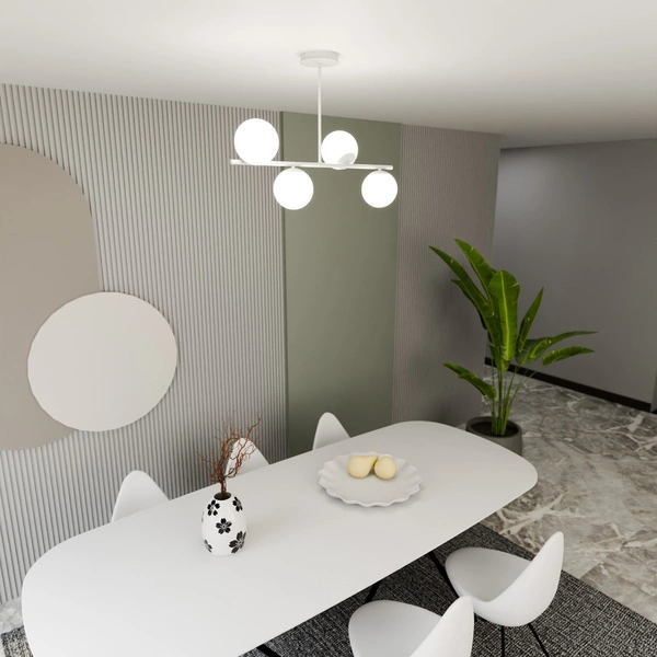 Lampa sufitowa Emibig BIOR 4 Biały 1021/4