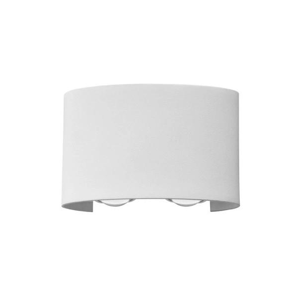 Kinkiet zewnętrzny Ortelo dł. 12cm 4W 4xLED ciepła biel 3000K | biały